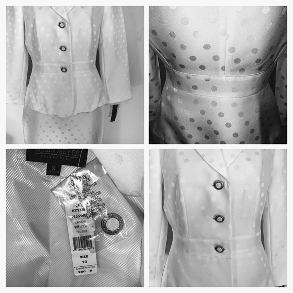 🌺JOHN MEYER🌺LILY WHITE SKIRT SUIT🌺🌺 - Picture 4 of 8